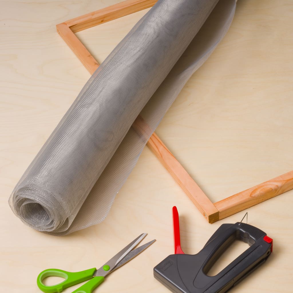Nature Nature Mosquito Net 1x2 m Gris d'aluminium