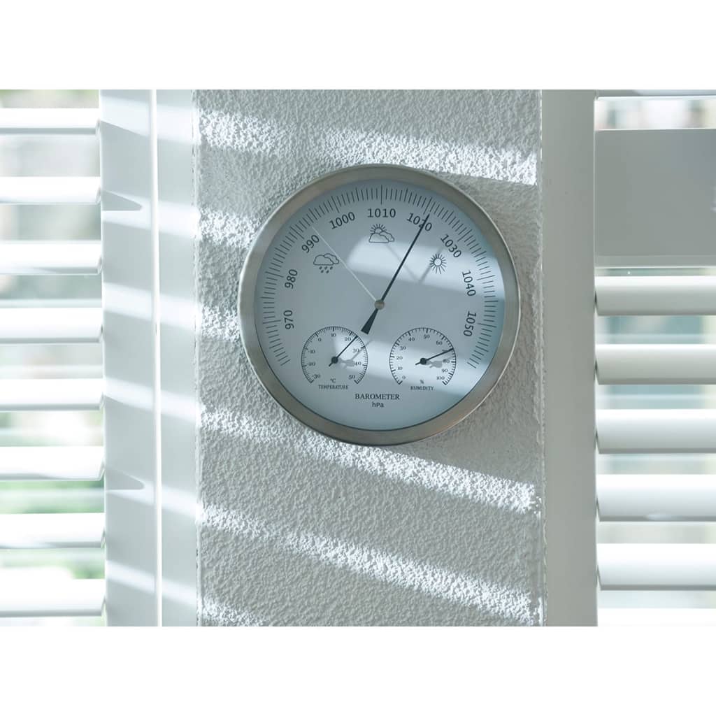 Nature Nature baromètre 3-en-1 avec thermomètre et hygromètre 20 cm 6080081