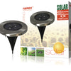 RANEX RANEX RA-5000389 Round LED Ground Spot Brossed en acier en acier inoxydable
