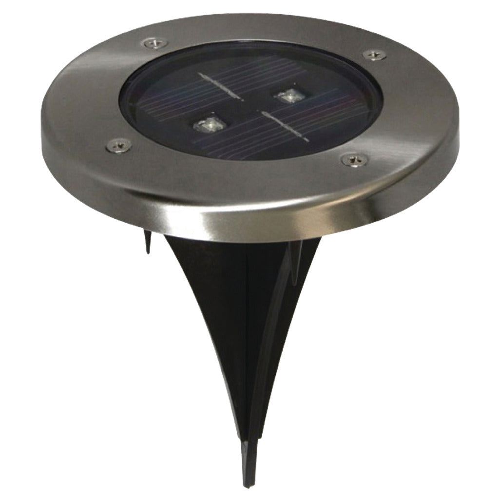 RANEX RANEX RA-5000389 Round LED Ground Spot Brossed en acier en acier inoxydable