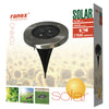 RANEX RANEX RA-5000389 Round LED Ground Spot Brossed en acier en acier inoxydable