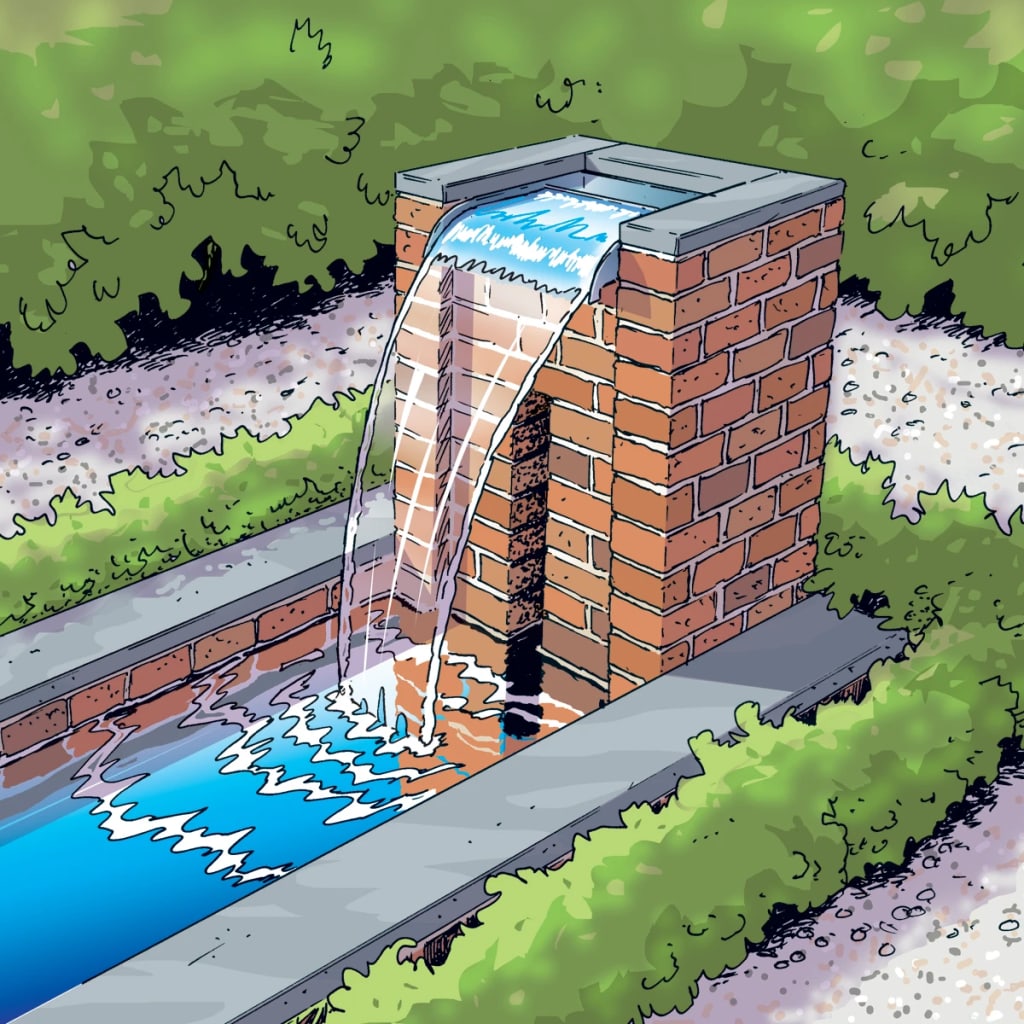 Ubbink Ubbink Nevada Waterval Scale Cascade 30 cm en acier inoxydable