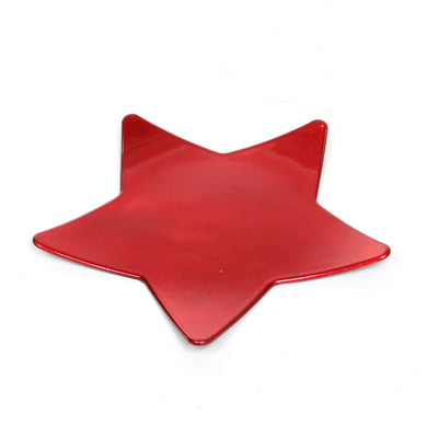 Maison des saisons House of Seasons Mila Decoration Bord Star 25 cm rouge