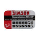 Boîte de réparation Select 12,5 cm aluminium rouge blanc 23 pièces