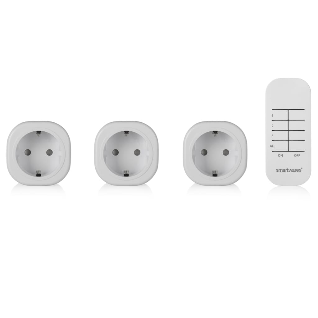 Smartwares mini commutateur défini pour 8x5,5x5,5 cm de blanc