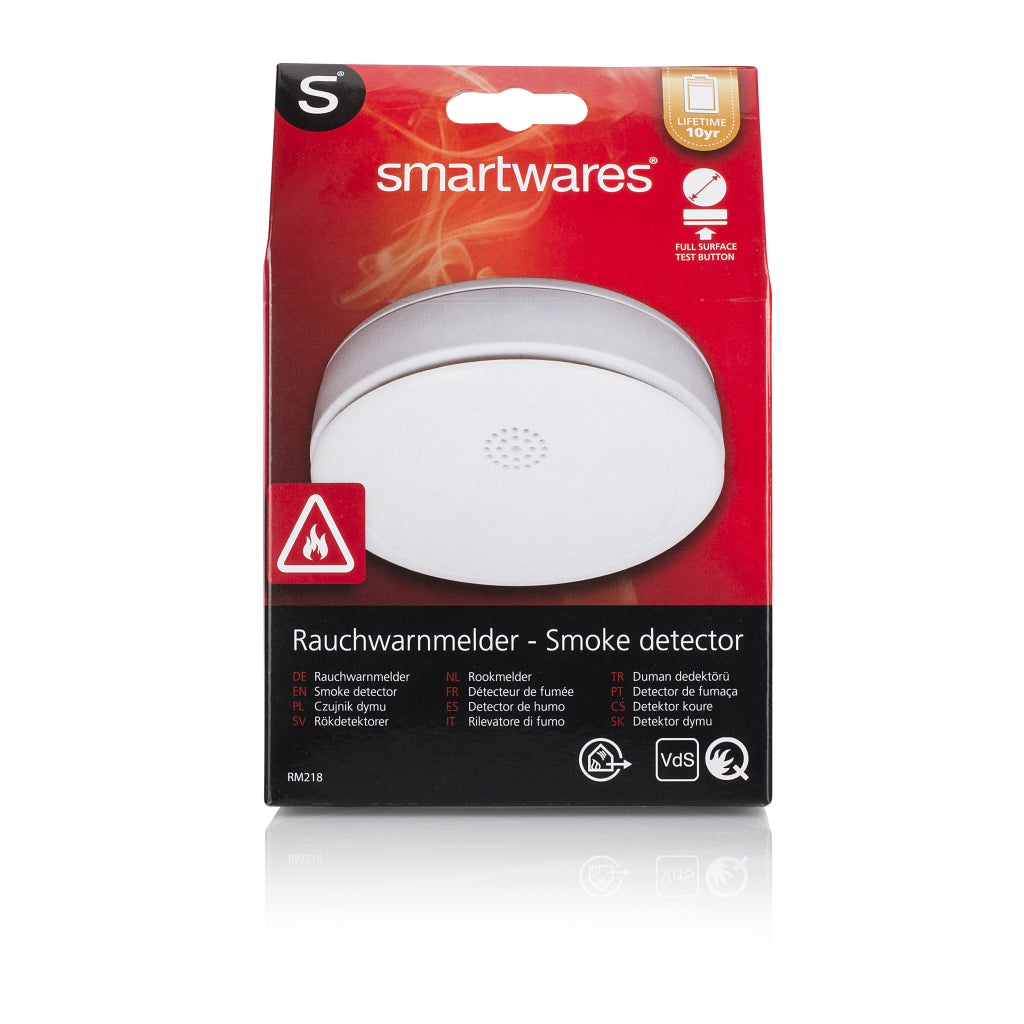 Smartwares rm218 ensemble de détecteurs de fumée 3 pièces blanc
