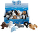 Peluches animaux marins. 6 culs. 12 cm. (en po