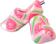 Chaussons imprimé tulipe. taille 20-24.