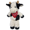Vache câline avec écharpe. 27 cm.