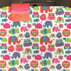 Mallette de rangement avec coeurs et motif animalier