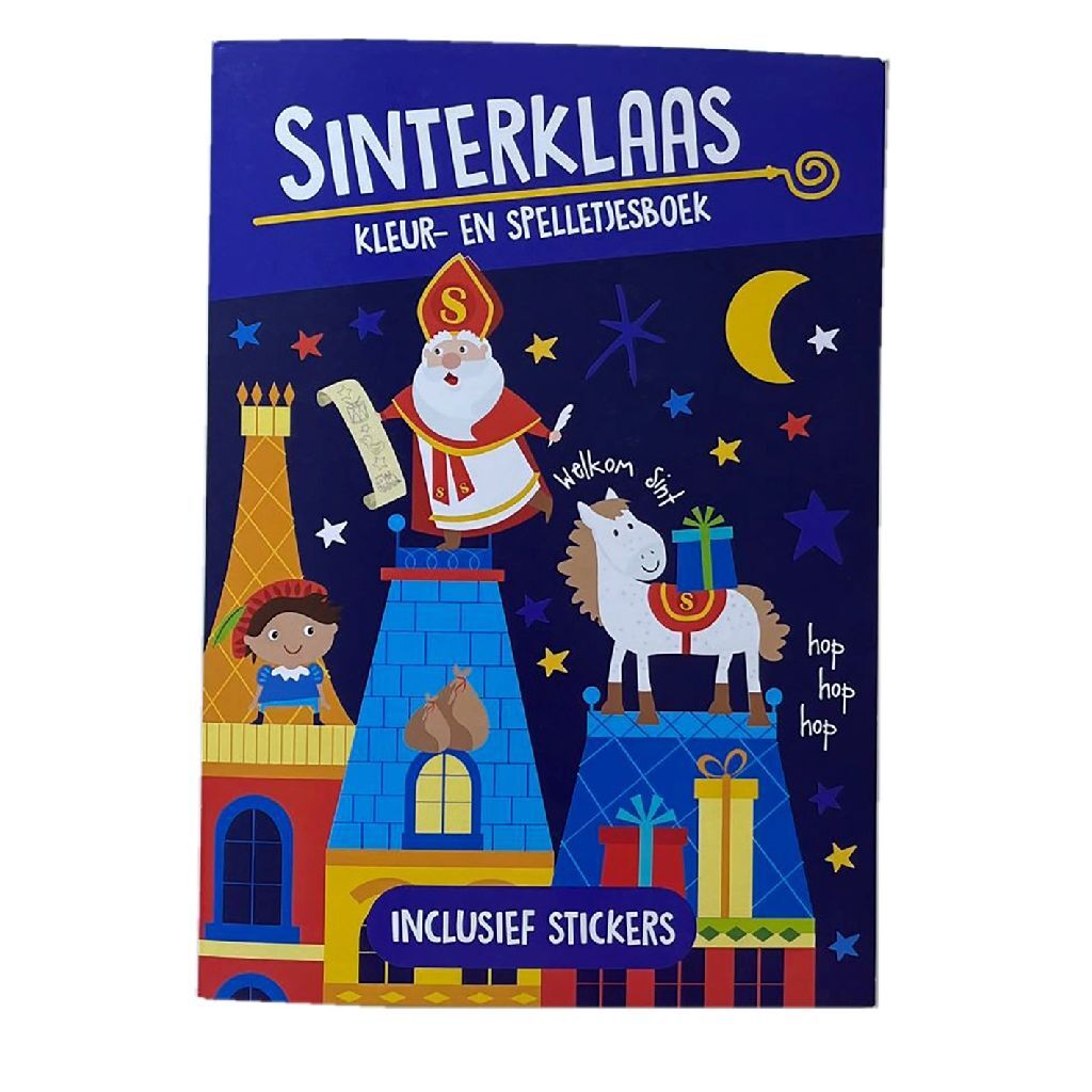 Livre de couleurs et d'activités A4 Sinterklaas