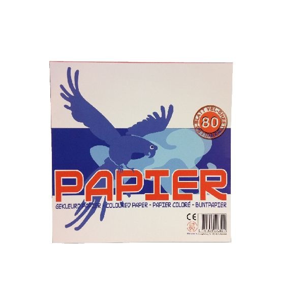 Feuille de base de pliage et de dessin 16x16 Couleurs de couleur blanche 80 pièces