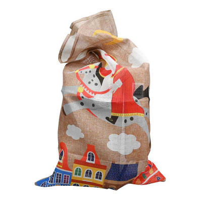 Sac en jute Wins Holland Sinterklaas 80x50cm
