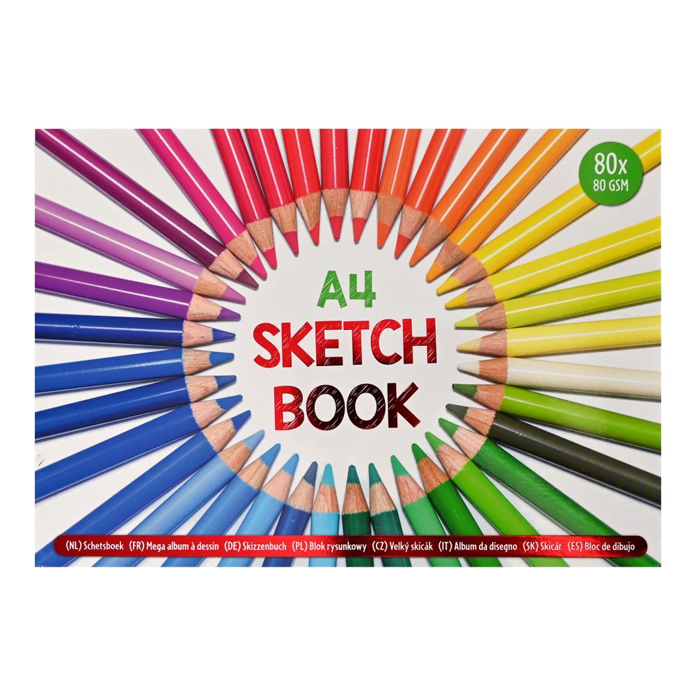 Carnet de croquis A4. (80 x 80 g/m²).