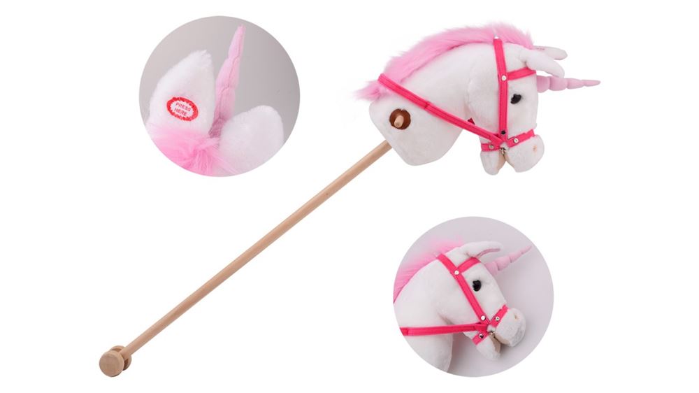 JOHNTOY UNICORN HOBBY CHEVAL AVEC SON