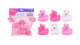 Johntoy Happy World Unicorn Bath Figures, 6e.