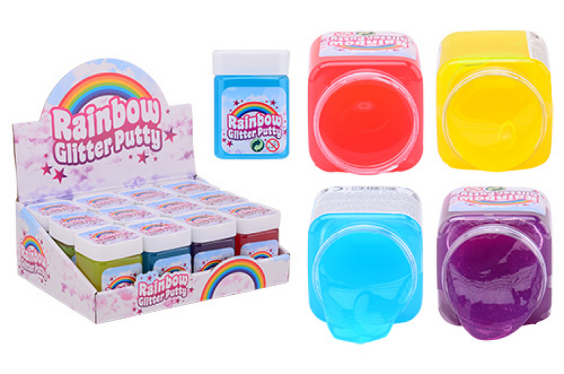 Mucus pailleté arc-en-ciel