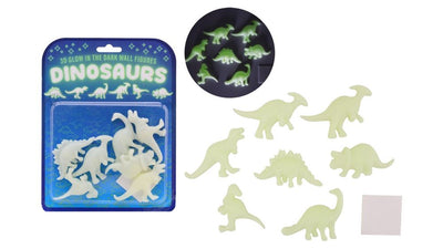 Johntoy Glow in the Dark 3D Wall Dino's, 7dlg.