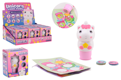 Tampon autocollant licorne Johntoy