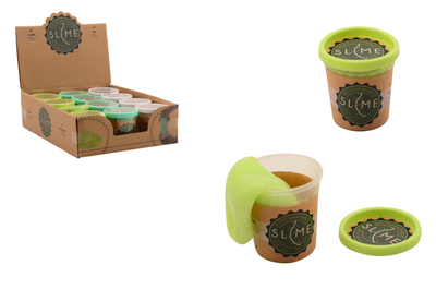 Slime biodégradable Johntoy en présentoir 12 pcs.
