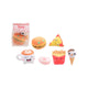 Johntoy peluche fast food - 2 pcs