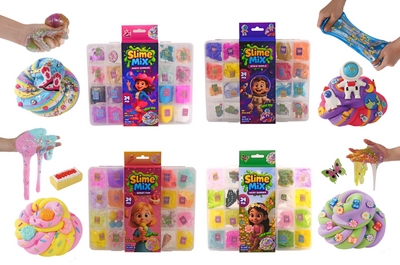 Mastic, slime et accessoires Johntoy - 24 pcs.
