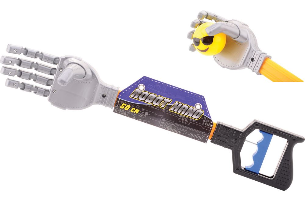 JOHNTOY ROBOT GRIJPHAND, 50 cm