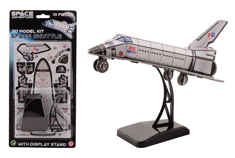 Puzzle 3D navette spatiale + support. 5+