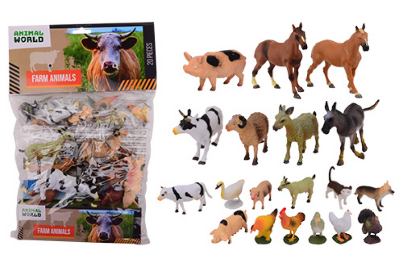 JOHNTOY Farm Animals, 20e.