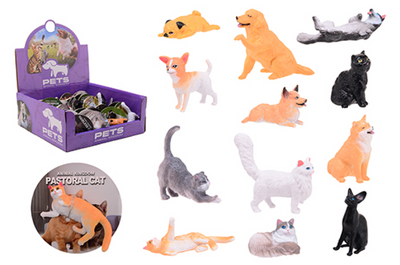 Johntoy expose les animaux du monde animal, 12 assortis