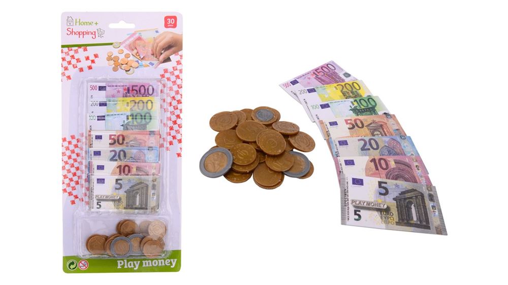 L'euro joue de l'argent sur la carte.
