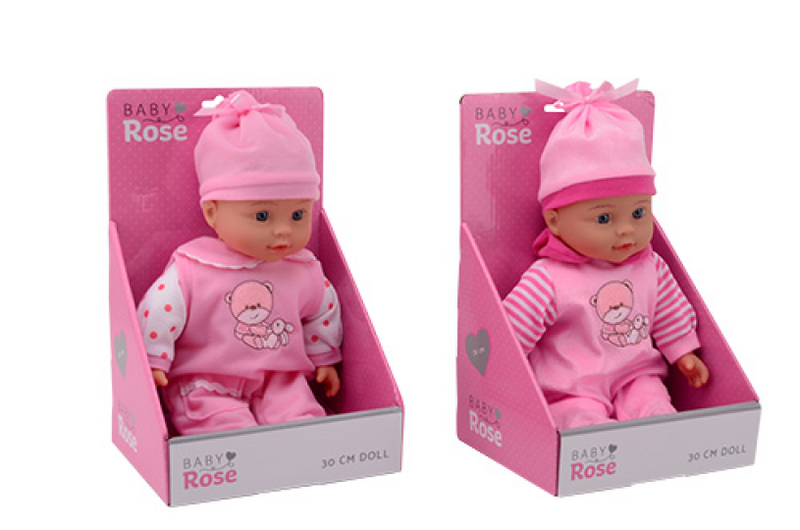 Bébé rose pop, 30 cm