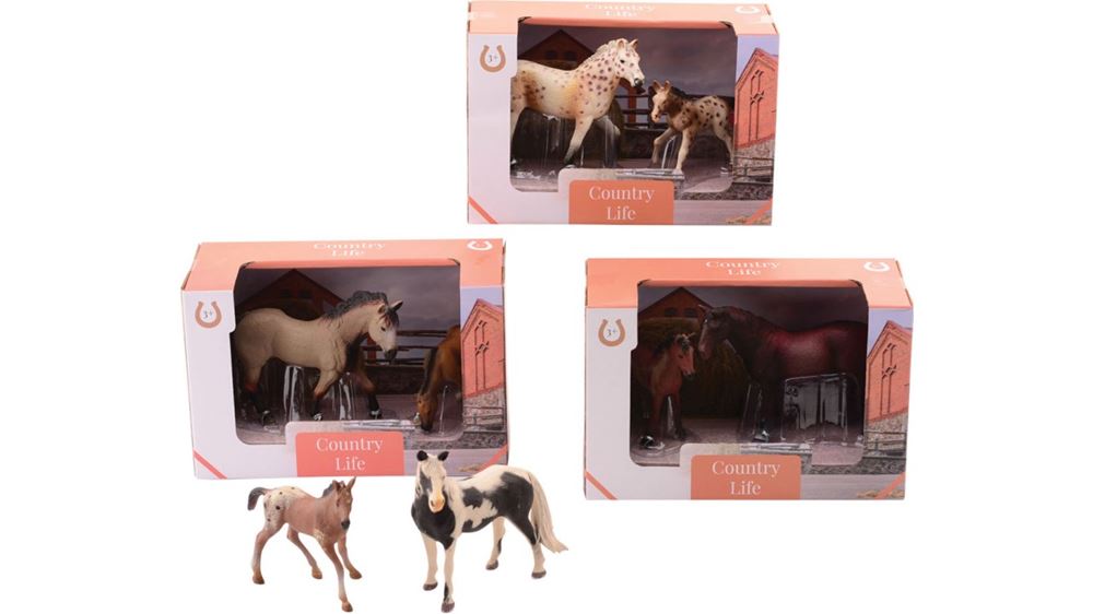 Set moyen de soins pour chevaux, 4 assortis