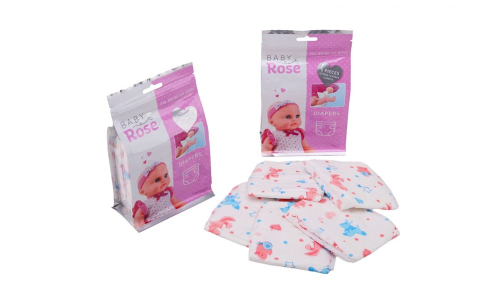 Baby Rose couches dans le sac, 5e.