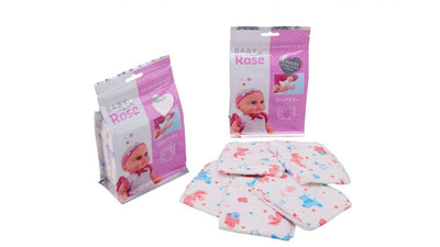 Baby Rose couches dans le sac, 5e.