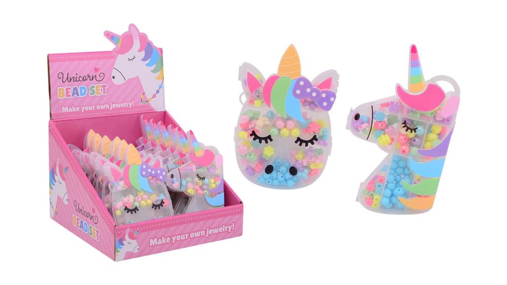 Ensemble de perles licorne, 2 assortis. 3+