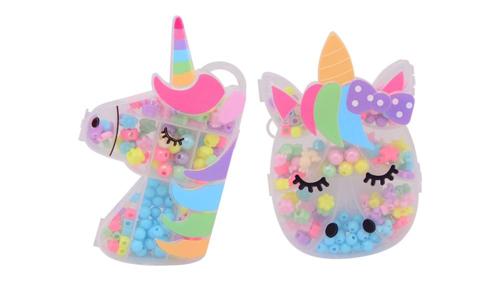 Ensemble de perles licorne, 2 assortis. 3+