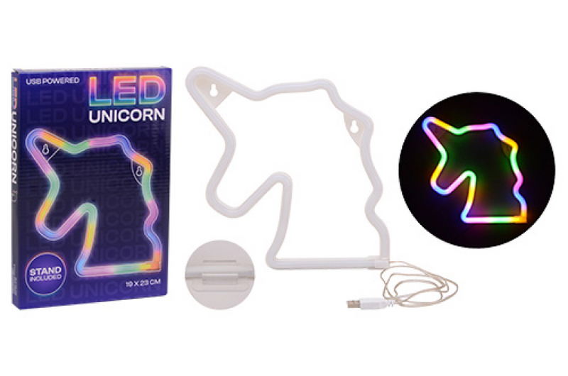 Lampe arc-en-ciel de Johntoy Unicorn avec USB