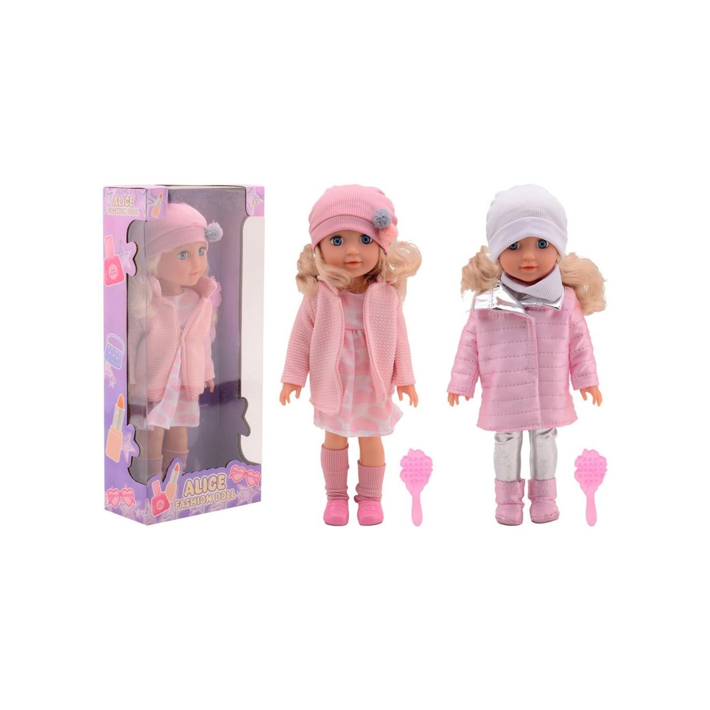 Poupée mannequin Johntoy en boîte, 2 assortis