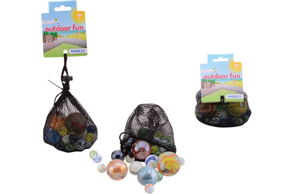Marbles amusants en plein air en net, 500gr.