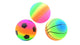 Boule arc-en-ciel, taille 5 (21 cm), 3 assortis
