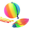 Extérieur amusant arc-en-ciel balle lungeeball
