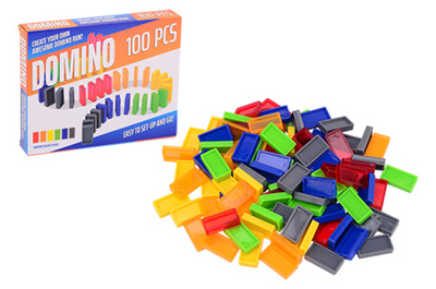 JOHNTOY colored dominos, 100dlg.