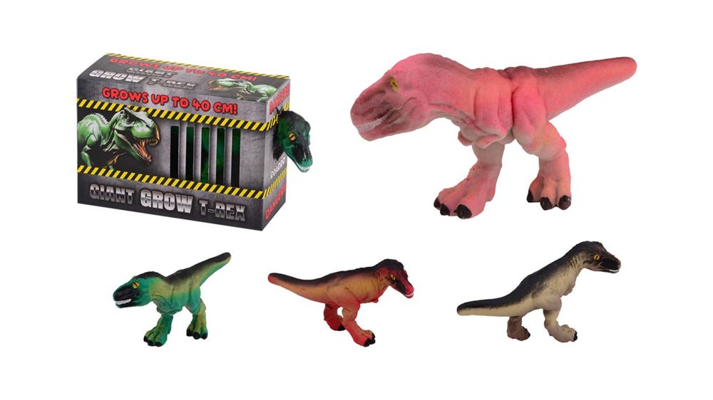 Figure de speel en T-Rex en croissance géante, 40 cm