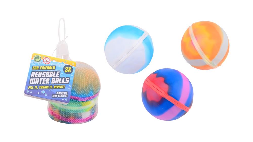 JOHNTOY AQUAFUN réutilisable Magnetic Waterballs, 3e.