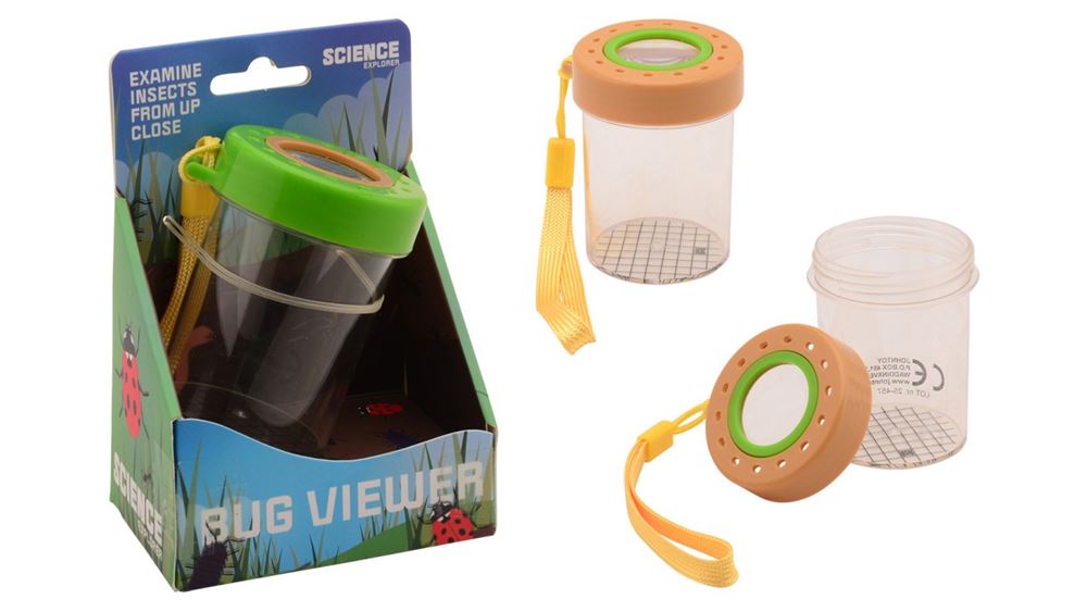 Visionneuse d'insectes Johntoy Science Explorer dans une boîte
