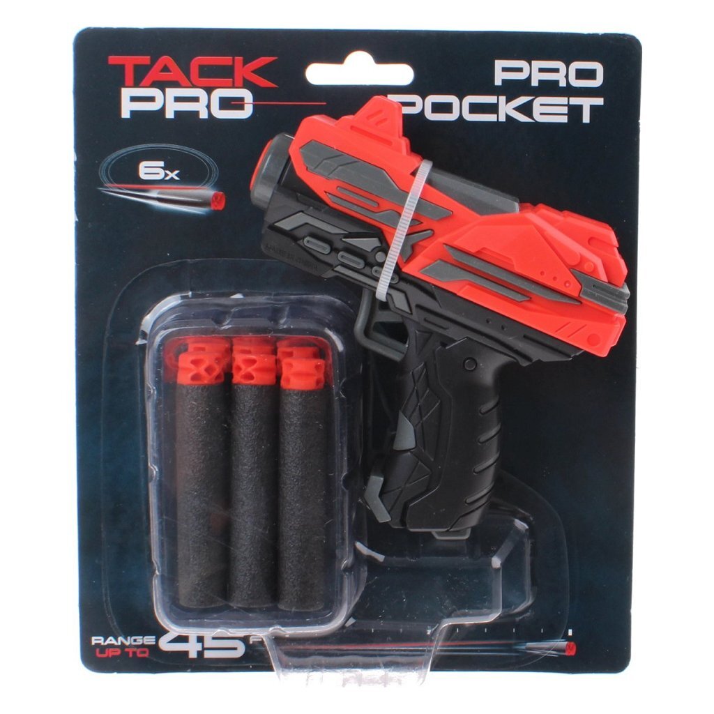 Tack Pro Tack Pocket Blaster avec 6 fléchettes