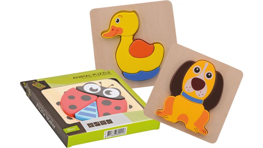 Puzzle animaux Jouéco. 3 culs. 2+