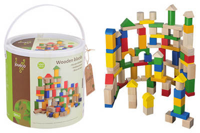 Jouéco Blocs en bois, 100e.