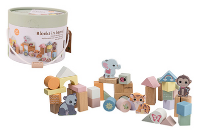 Joueco the Wildies Blocs en bois, 50e